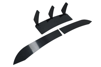 Diffusore estensione paraurti per Mercedes Classe C W204 C204 2012-2014 nero