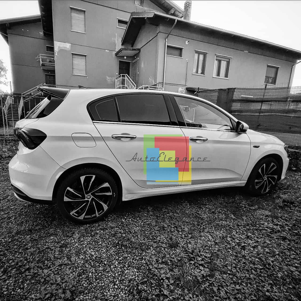 SPOILER TETTO ADATTO PER FIAT TIPO 2015+ HATCHBACK LOOK GREZZO DESIGN SPORTIVO