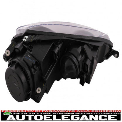 headlights suitable for vw golf 5 v (10.2003-2009) jetta (2005-2010) all black