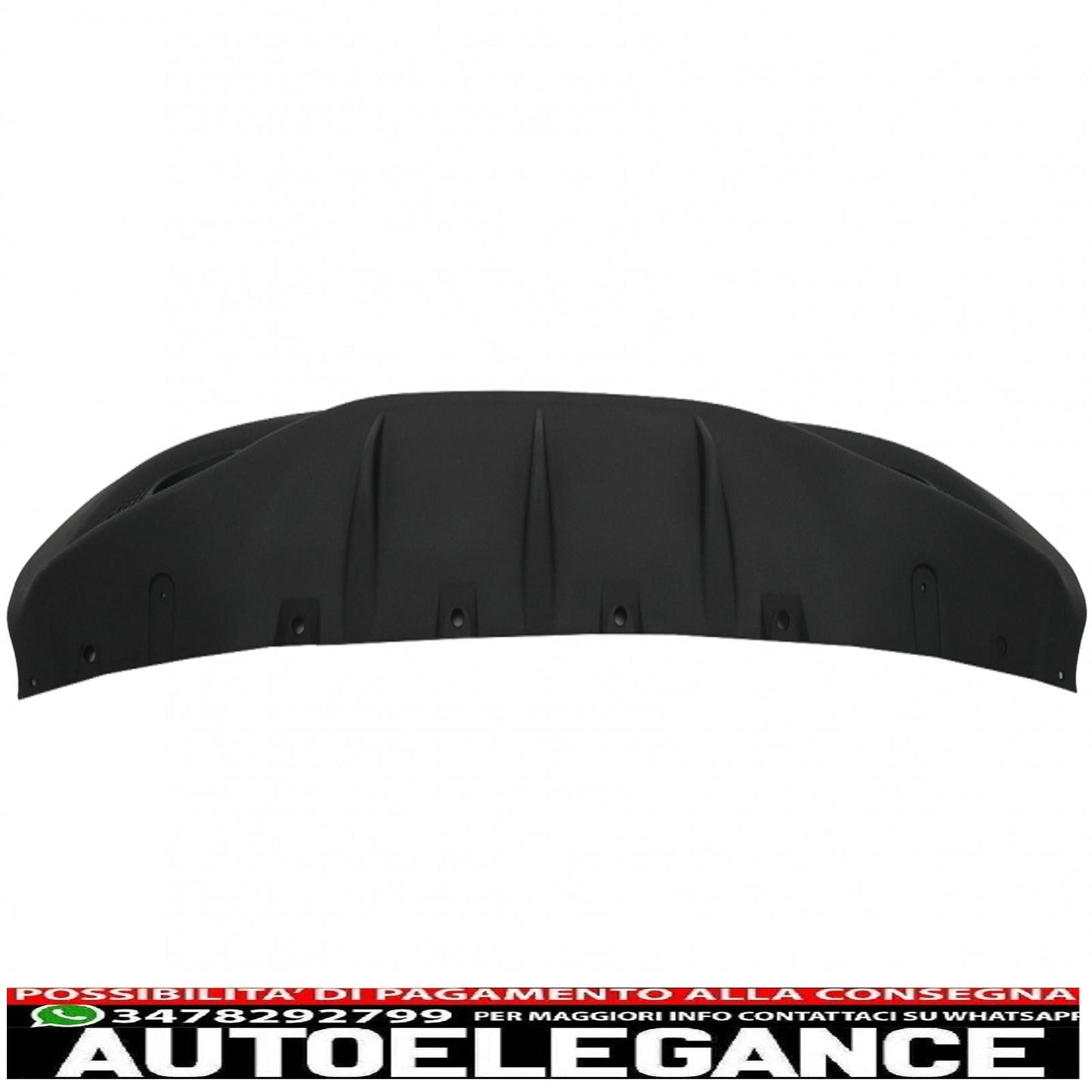 rear air diffuser valance suitable for alfa romeo giulia 952 veloce tb speciale td (2016-up) 