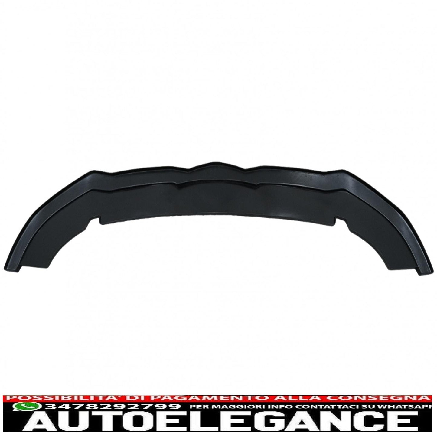 Front bumper splitter suitable for alfa romeo giulia 952 (2016-2021) black