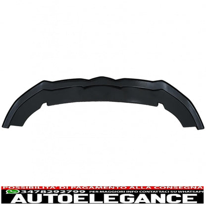 Front bumper splitter suitable for alfa romeo giulia 952 (2016-2021) black