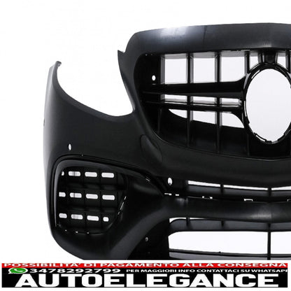 Front bumper suitable for mercedes e class w213 s213 c238 a238 (2016-2019) e63 design