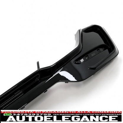 Diffusore mantovana spoiler paraurti posteriore adatto per bmw serie 1 f20 f21 lci (2015-06.2019) m2 design