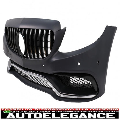 body kit suitable for mercedes c-class w205 sedan (2014-2018) gt-r design