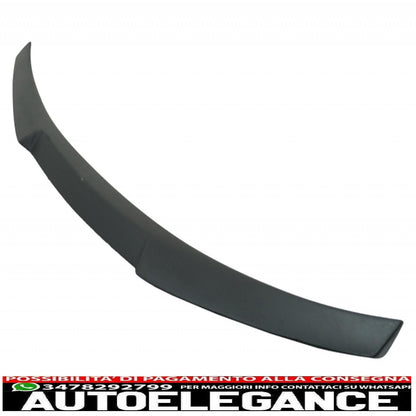 pacchetto di conversione al labbro del paraurti dal design M Performance con spoiler per il bagagliaio e coperture degli specchietti adatto per BMW Serie 4 Coupé F32 (2013-2019) doppio diffusore d'aria