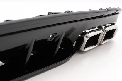 Paraurti posteriore Diffusore adatto per Mercedes Classe C W205 S205 (2014-2020)