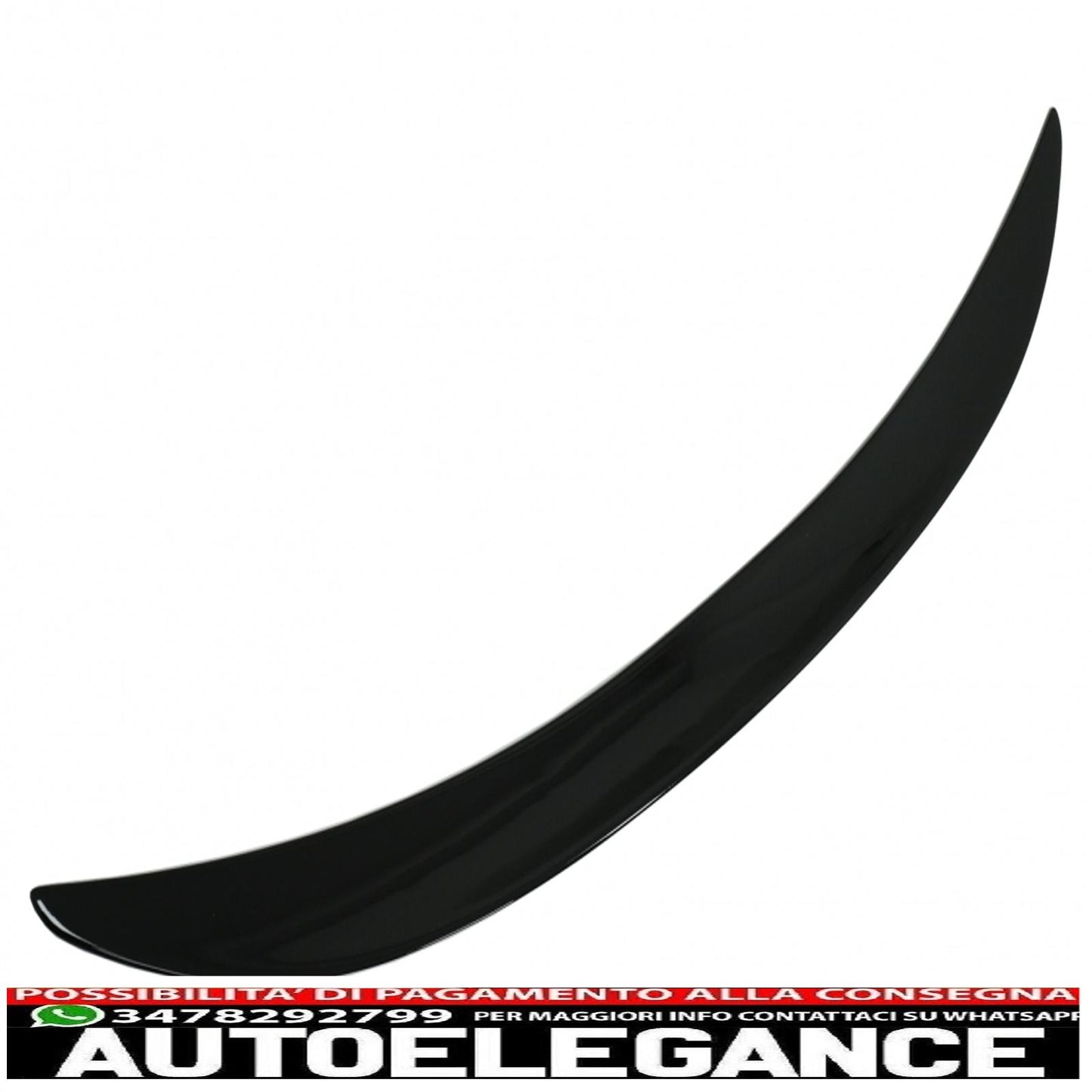 Trunk Spoiler Suitable for BMW 5 Series F10 (2010-2017) M Design Piano Black