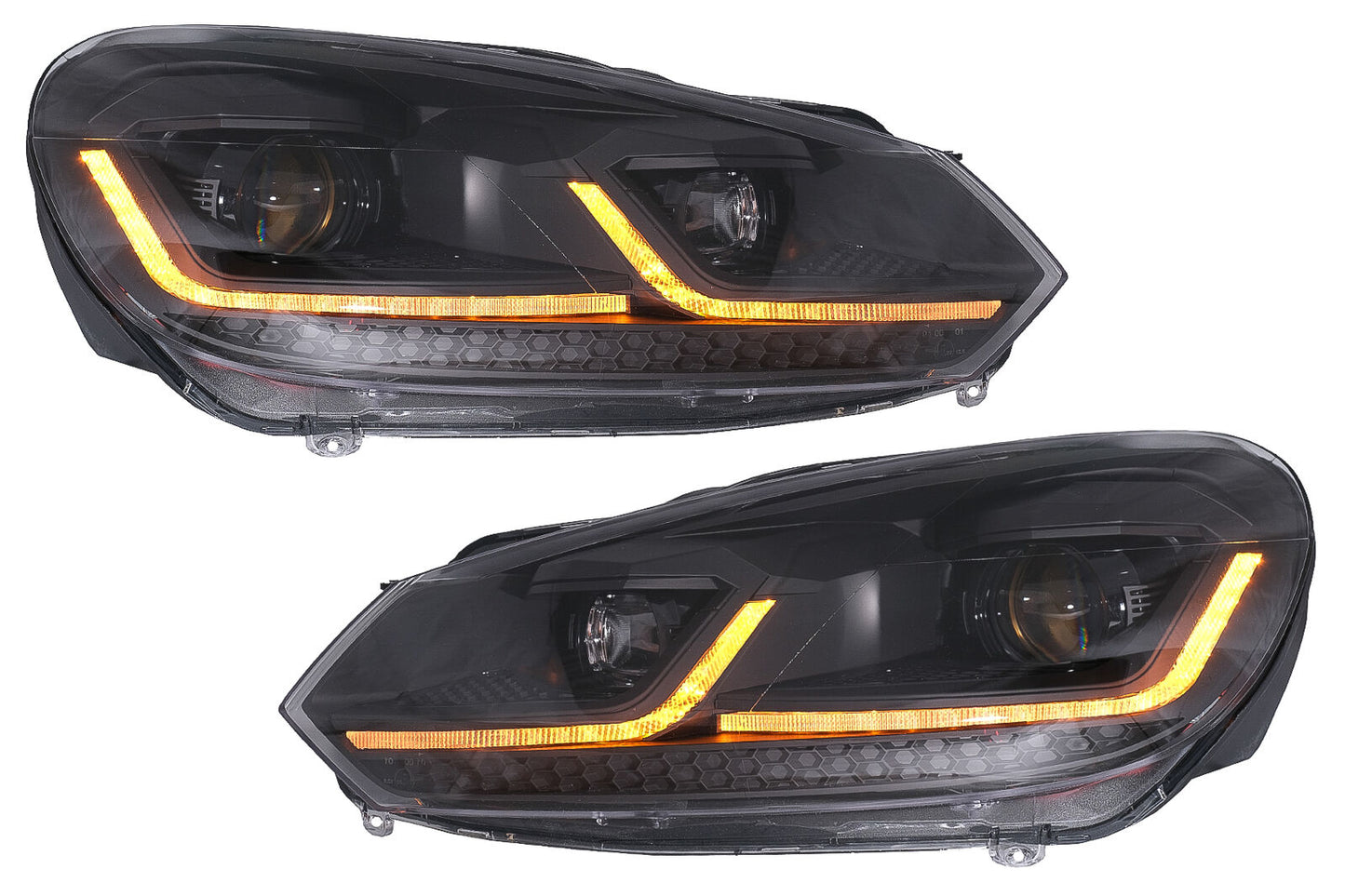 Fari LED per VW Golf 6 VI 08-13 Facelift G7.5 Look Dinamico-mostra il titolo originaleTesto originaleFari LED per VW Golf 6 VI 08-13 Facelift G7.5 Look Dynamic