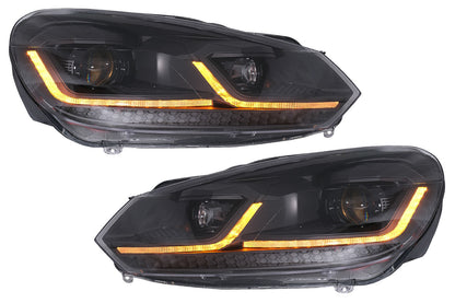 Fari LED per VW Golf 6 VI 08-13 Facelift G7.5 Look Dinamico-mostra il titolo originaleTesto originaleFari LED per VW Golf 6 VI 08-13 Facelift G7.5 Look Dynamic