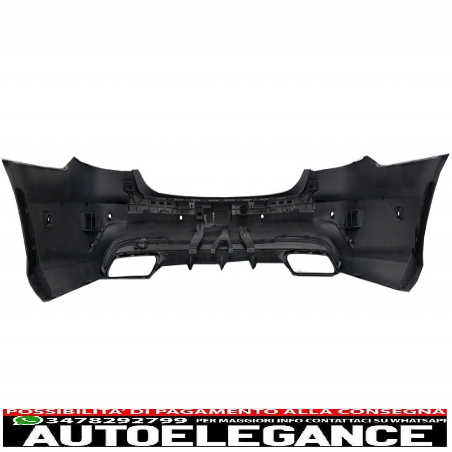body kit suitable for mercedes e-class w212 facelift (2013-2016) with e63 a-design edition glossy black exhaust tips
