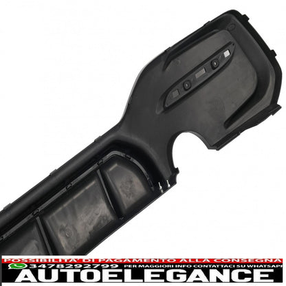 Spoiler per paraurti anteriore adatto per BMW Serie 1 F20 F21 LCI (2015-2019) con paraurti posteriore spoiler mantovana diffusore e estensioni minigonne laterali Hatchback M Sport Piano Black