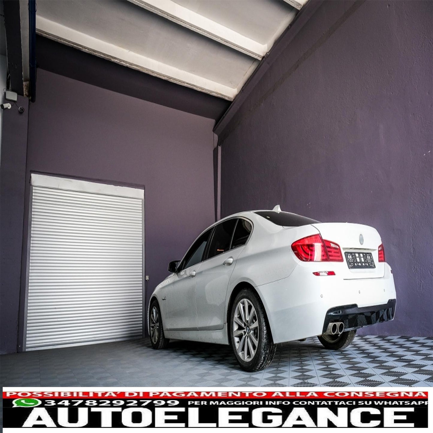 Rear bumper suitable for BMW 5 Series F10 (2011-up) m-technik design