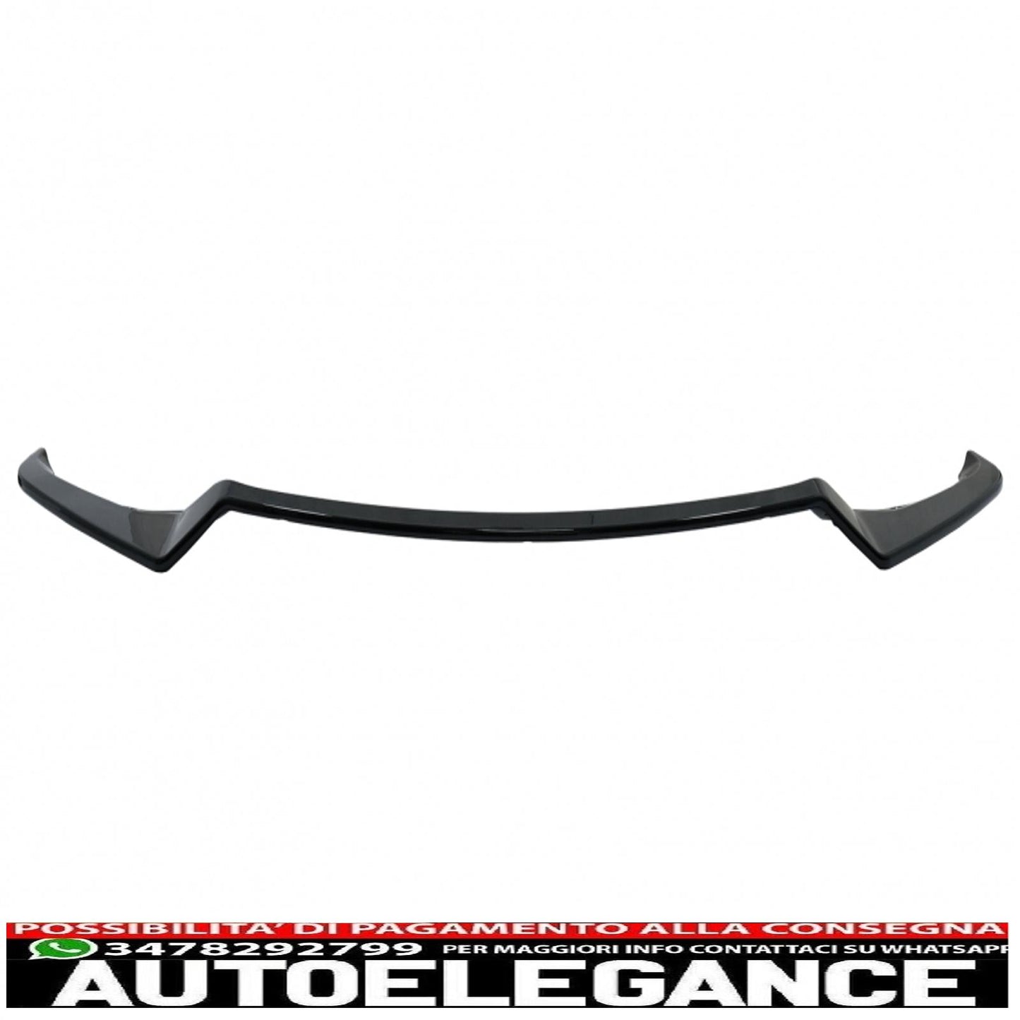 Front Bumper Spoiler Lip Fit For BMW X7 G07 LCI M Sport (2020-up) Piano Black 