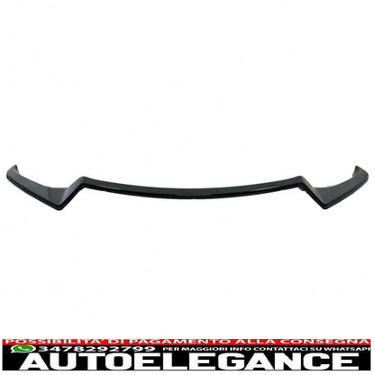 Front Bumper Spoiler Lip Fit For BMW X7 G07 LCI M Sport (2020-up) Piano Black 