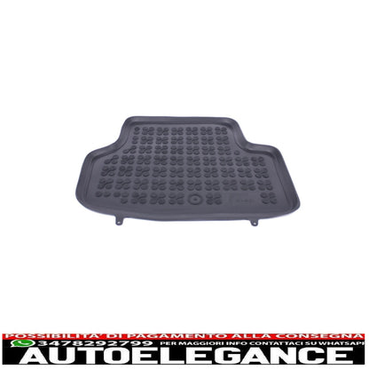 black rubber mat suitable for Seat leon iii 2013+, leon st 2014+