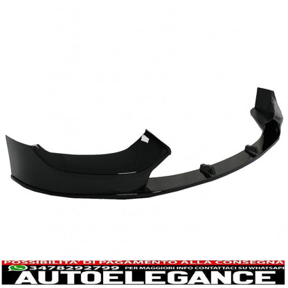Front Bumper Spoiler Fit For BMW 1 Series F20 F21 LCI (2015-2019) Hatchback M Sport Piano Black 