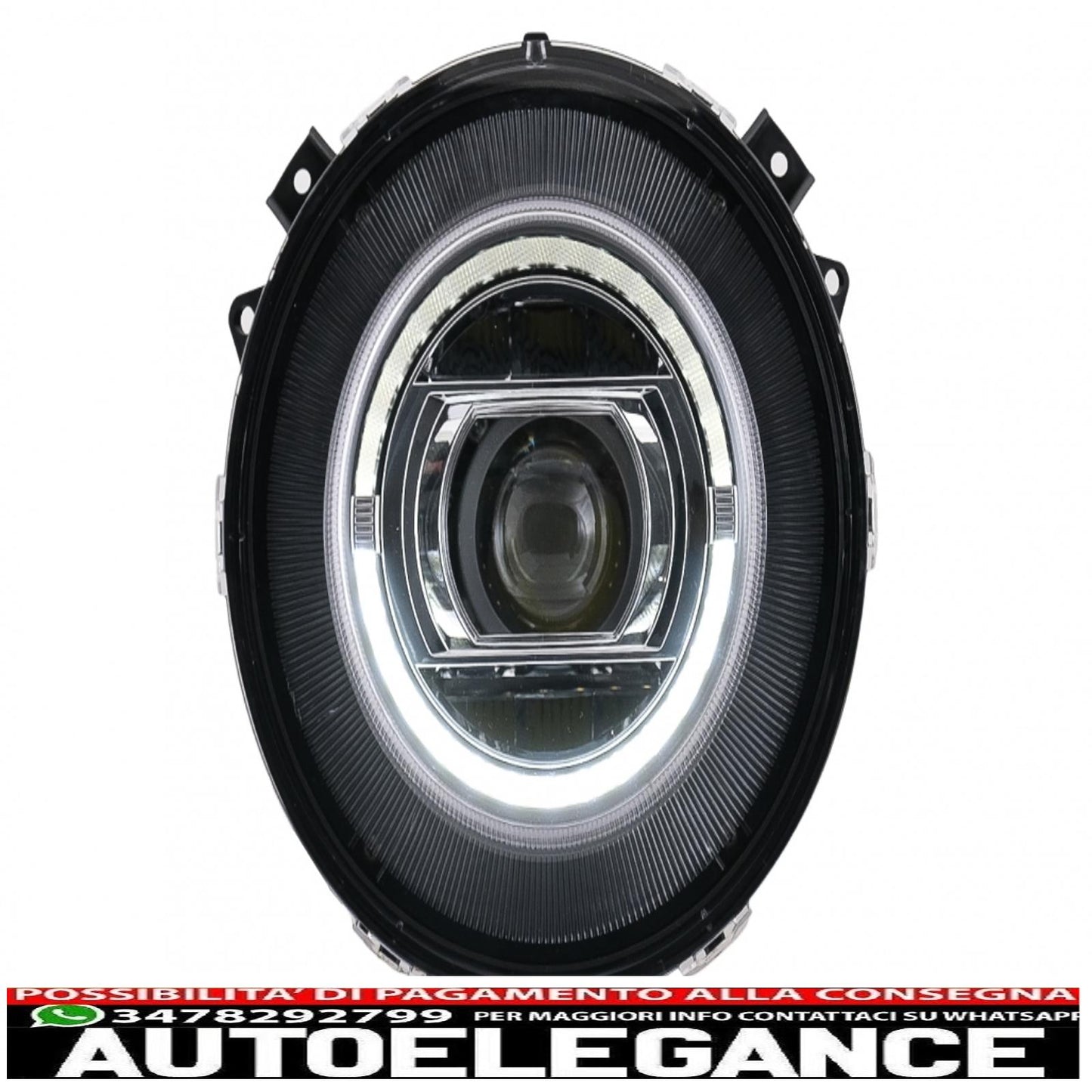 fari anteriori full led adatti per mercedes classe g w463 (2005-2017) design cromato facelift 2018 con accensione dinamica
