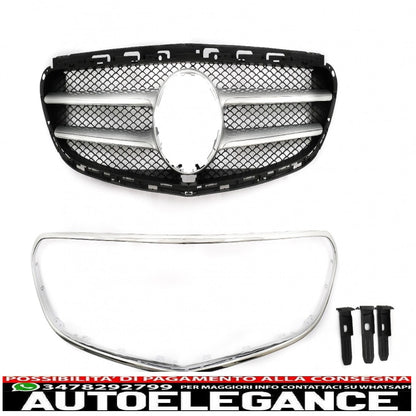 front grille suitable for mercedes e class w212 s212 facelift (2013-2016)