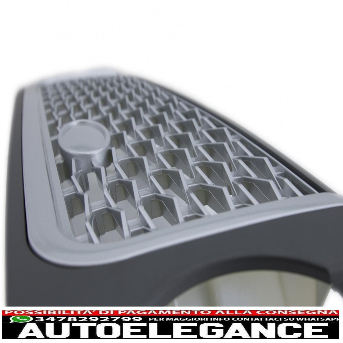 central grille and side vents group suitable for land rover sport l320 (2005-2008) autobiography look silver edition