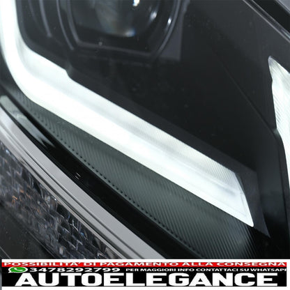 osram full led ledriving headlights suitable for vw golf 7.5 facelift (2017-2020) upgrade for halogens with dynamic sequential cornering lights 