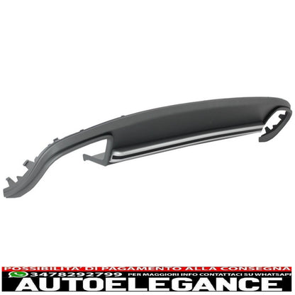 montaggio griglia centrale con paraurti posteriore mantovana diffusore d'aria adatto per audi a4 b8 facelift (2012-2015) limousine avant rs design