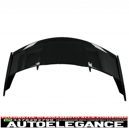 Trunk lid spoiler suitable for mercedes gla x156 (2014-2019) gla45 piano black design