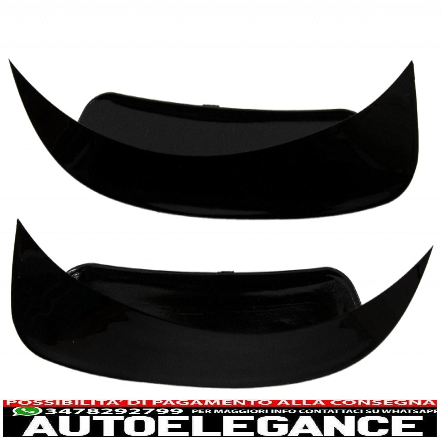 Trunk Lid Spoiler with Rear Bumper Lips Side Wings Flic Fit for Mercedes GLA X156 GLA45 (2014-2019)