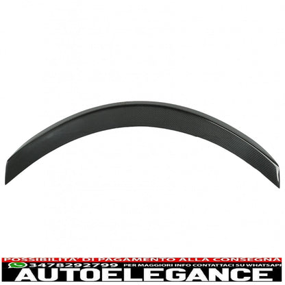 trunk spoiler suitable for tesla model s (2012-up) real carbon