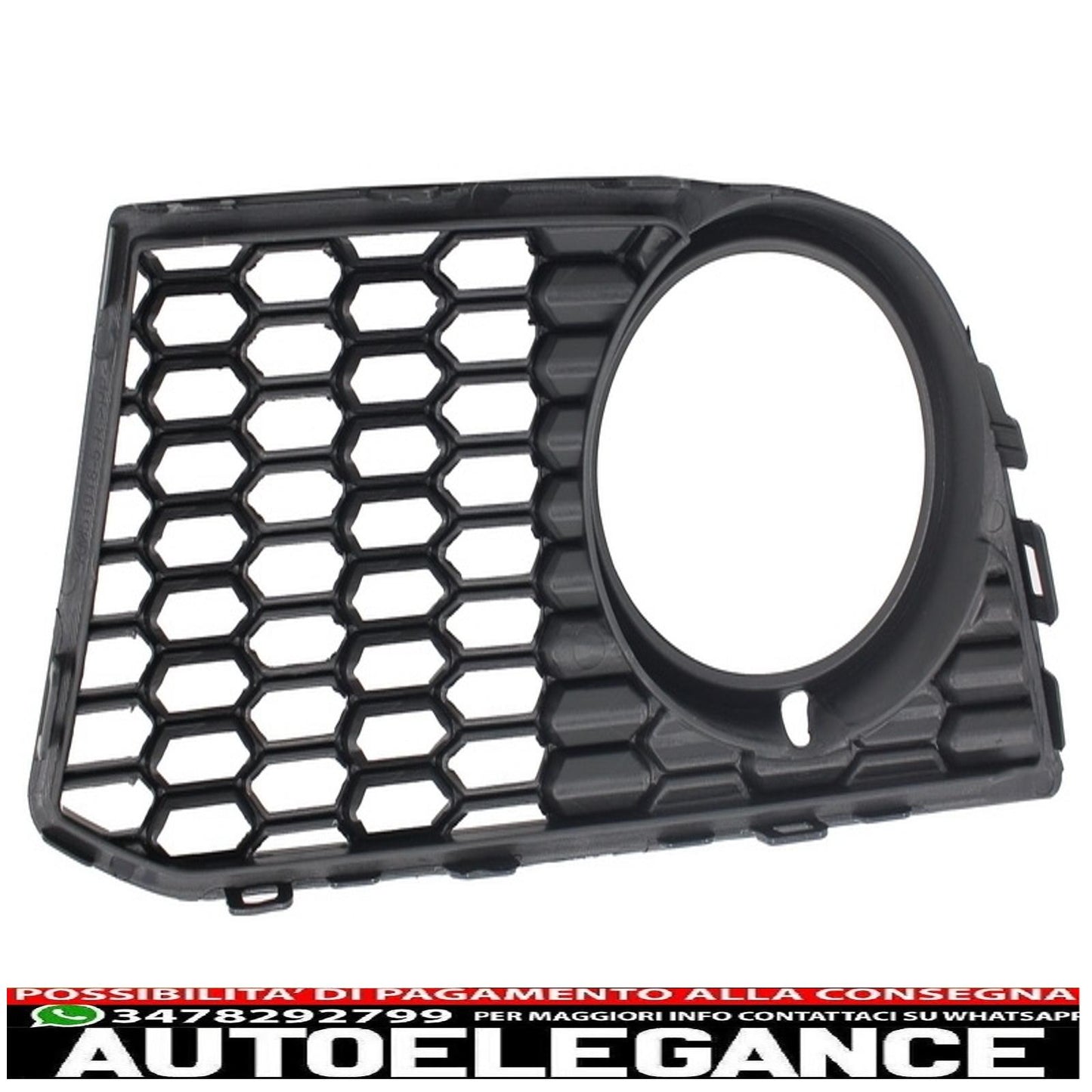 Side grilles fog light covers left/right only suitable for BMW 5 series F10 F11 (2010 onwards) bumper M-Technik design