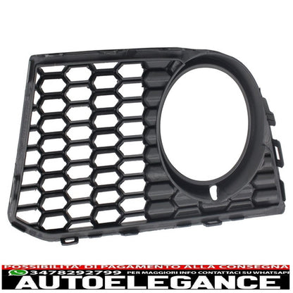 Side grilles fog light covers left/right only suitable for BMW 5 series F10 F11 (2010 onwards) bumper M-Technik design