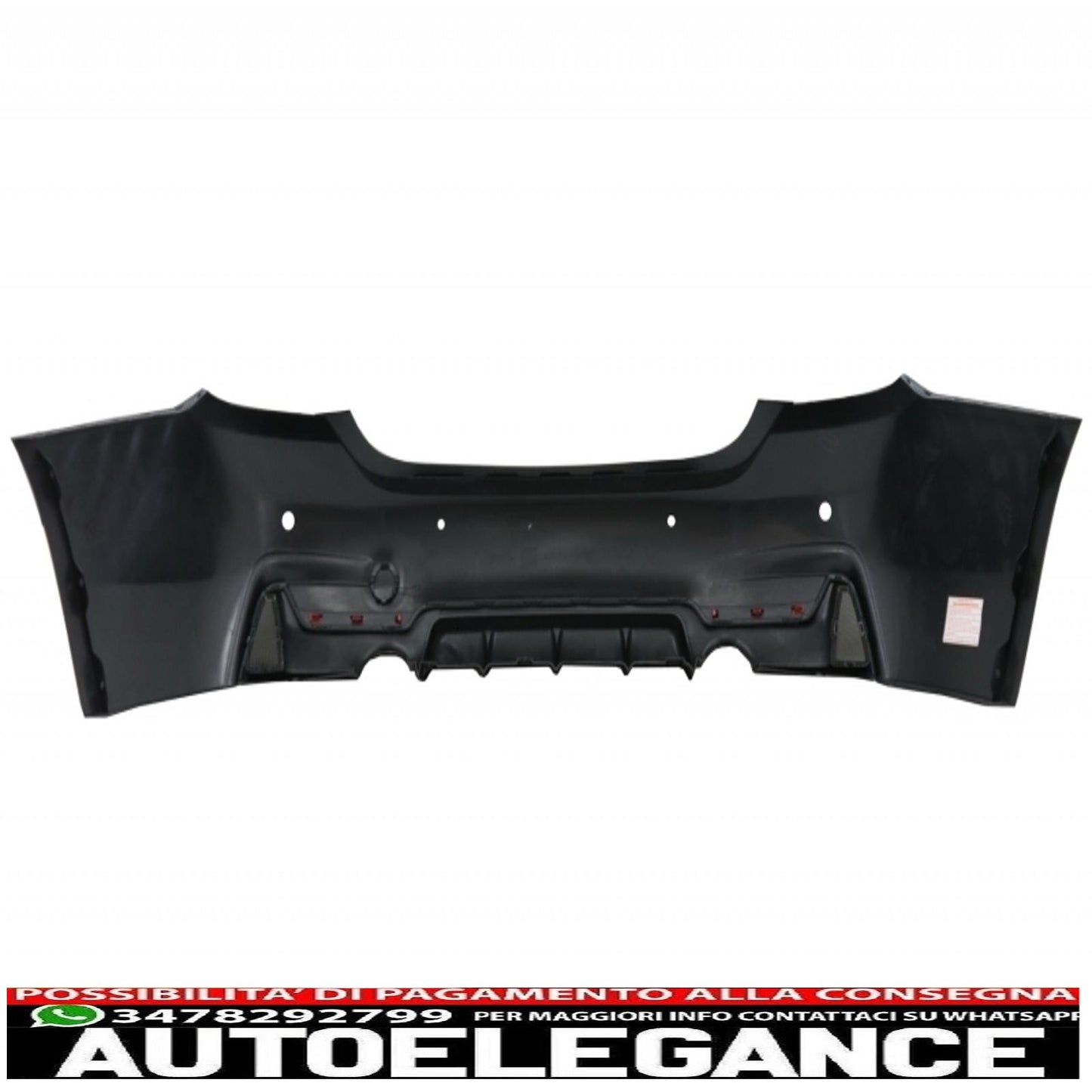 Complete body kit with piano black trunk spoiler suitable for BMW 4 Series F32 Coupe (2013-up) M-Performance design