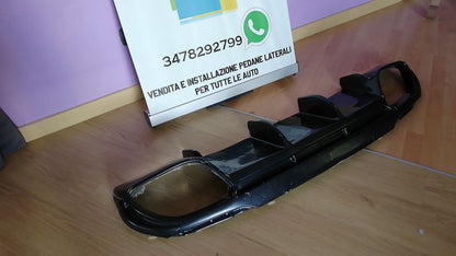 ART. 0345 DIFFUSORE GIULIA 2016-2021 STANDARD LOOK QUADRIFOGLIO NERO LUCIDO