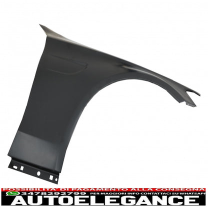 parafanghi anteriori adatti per mercedes classe c w205 s205 c205 a205 (2014-2020) c63 look