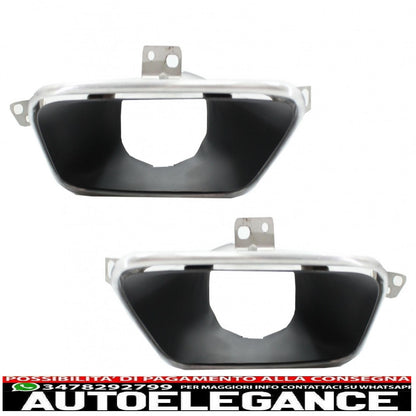 Rear Bumper with Exhaust Tips suitable for Range Rover Vogue IV L405 (2013-2017) Facelift look update 2018+