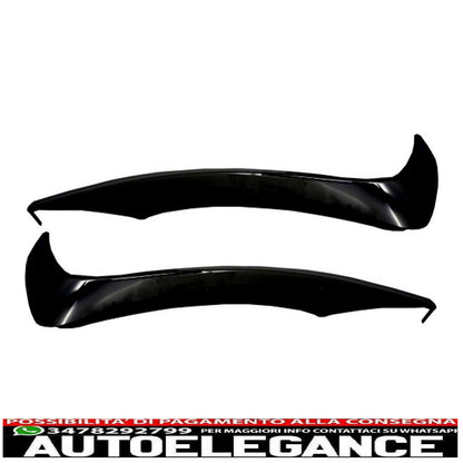 Alette splitter per paraurti anteriore adatte per mercedes w222 classe s s63 design (2013-up) edizione nera AUTOELEGANCERICAMBI