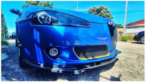 SPLITTER ALFA ROMEO 147 2005-2010 UNDER FRONT BUMPER ABS GLOSSY BLACK alfa