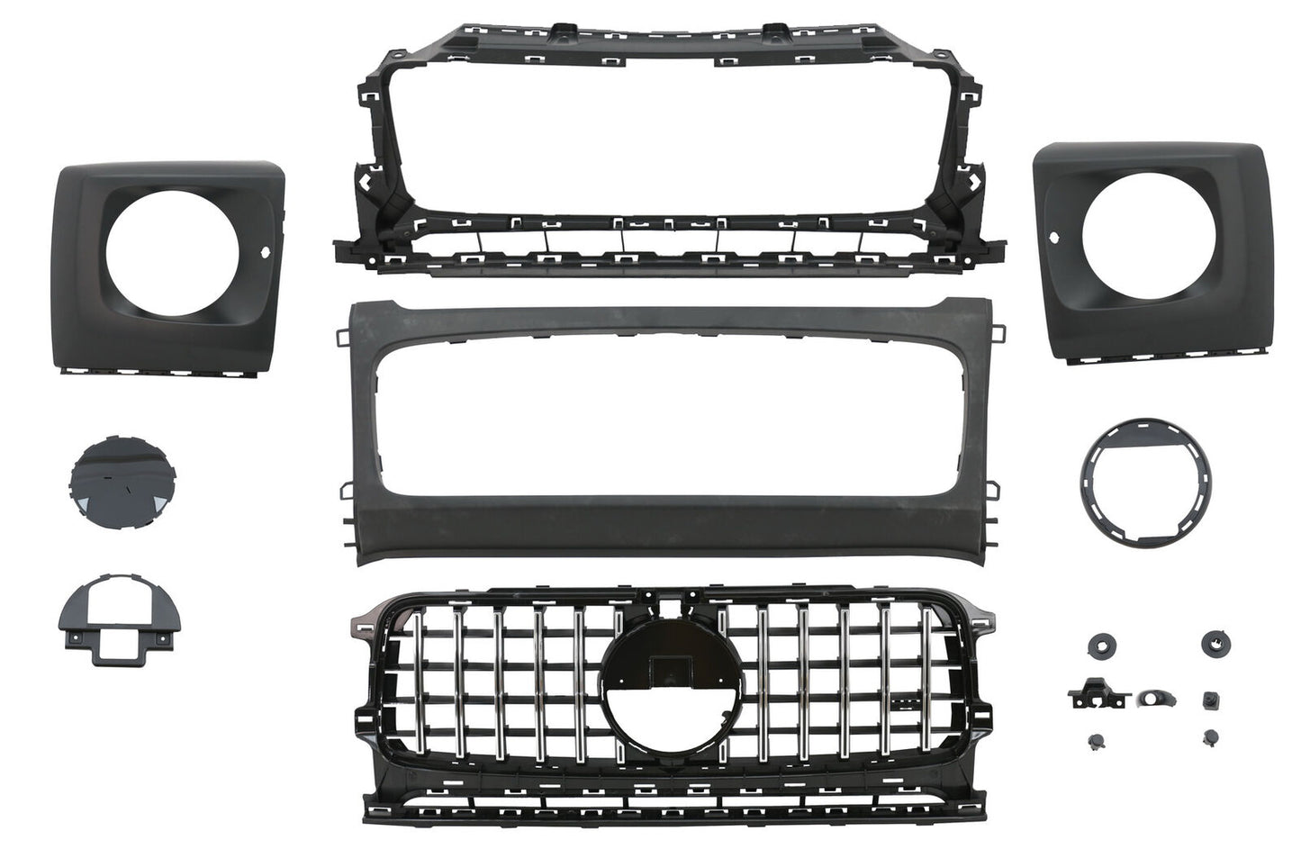 Coperture griglia faro per Mercedes G W464 W463A G63 A-Design 06.18+ GT-R Look AUTOELEGANCERICAMBI