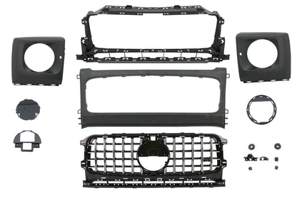 Coperture griglia faro per Mercedes G W464 W463A G63 A-Design 06.18+ GT-R Look AUTOELEGANCERICAMBI