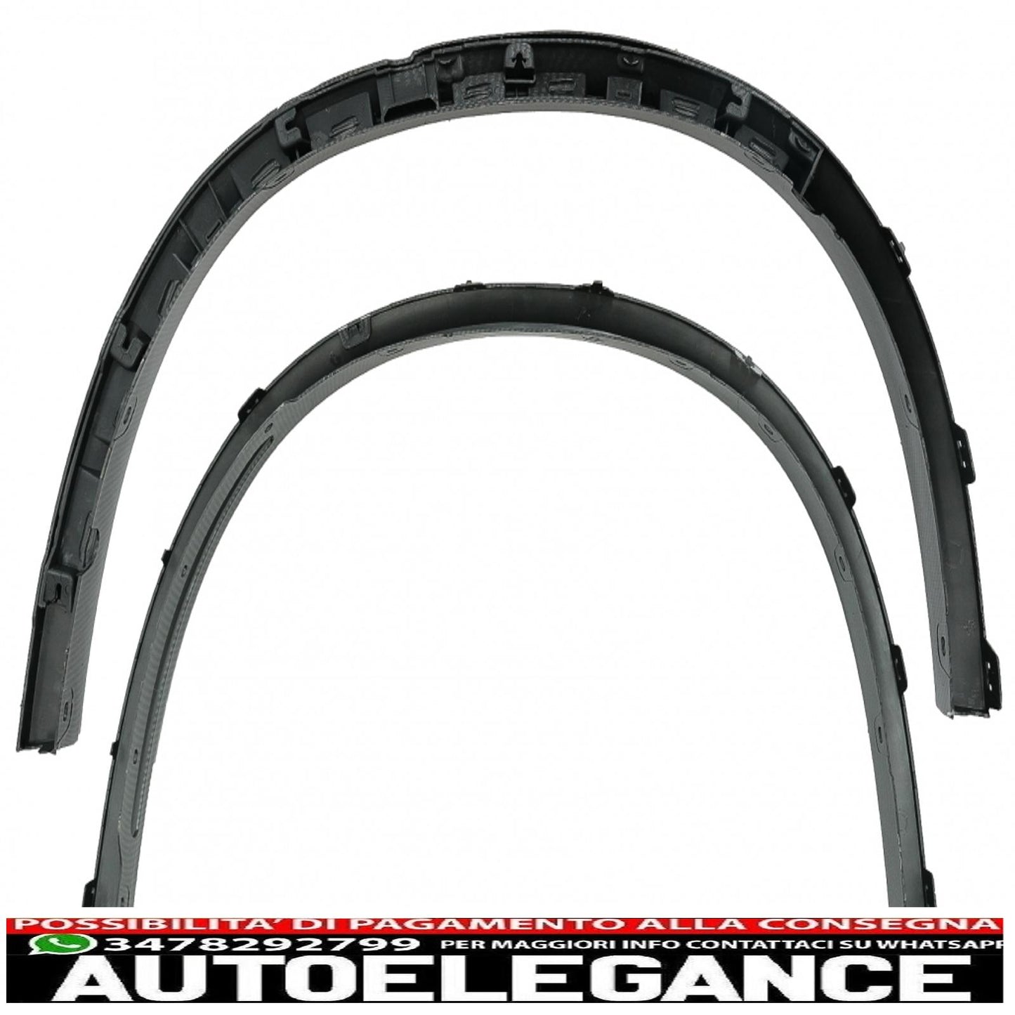 parafanghi per passaruota con 32 clip in plastica per auto adatti per BMW X5 F15 (2014-2018) m-design m-sport carbon look