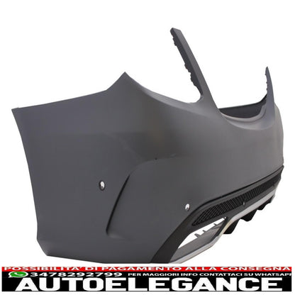 Complete body kit with front grille suitable for mercedes c-class w205 sedan (2014-2018) c63 a-design 