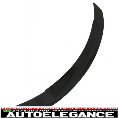 trunk spoiler suitable for mercedes c-class w205 (2014-2020) gts-design piano black