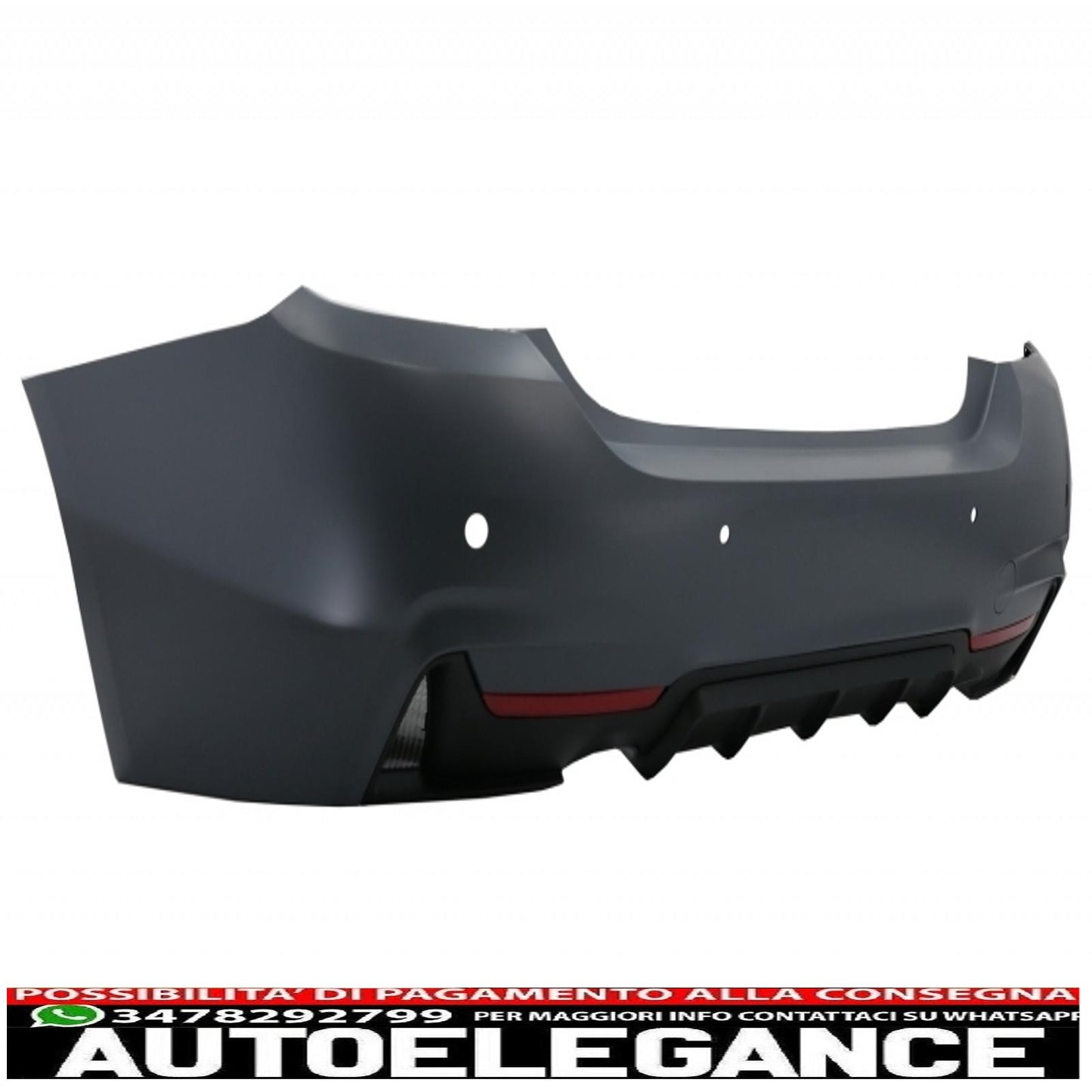 kit carrozzeria completo adatto per bmw serie 4 f32 f33 (2013-02.2017) design m-performance con parafanghi anteriori neri e cofano motore