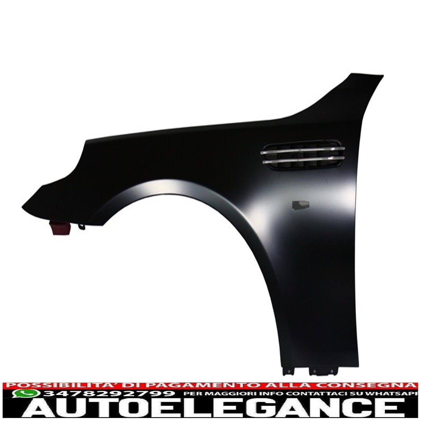 paraurti anteriore pdc 18mm con parafanghi anteriori adatto per bmw serie 5 e60 e61 berlina touring (2007-2010) design m5