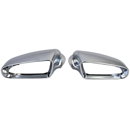 CALOTTE SPECCHIETTI ADATTI PER AUDI A3 8P A4 8E A6 4F FINO A 2008 BLOOK SATINATE