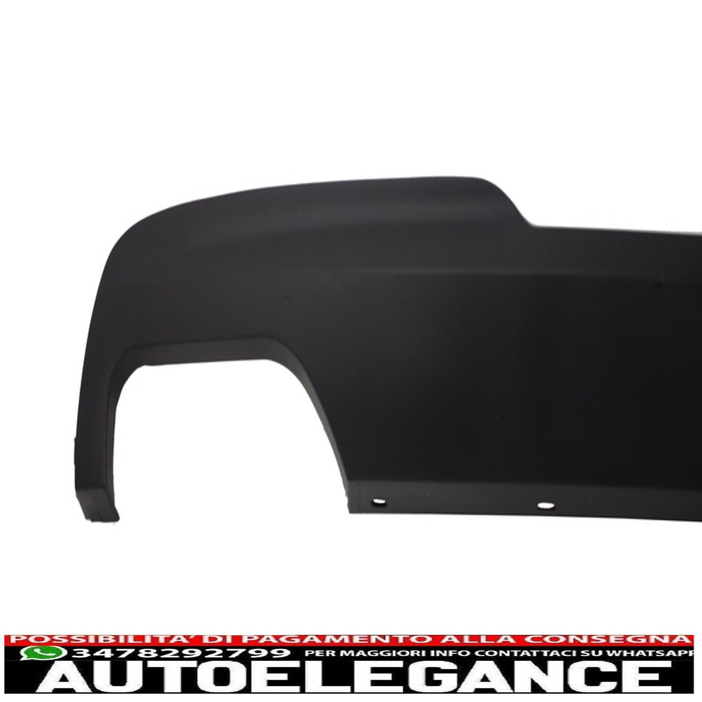 diffusore d'aria con sistema di scarico adatto per bmw serie 5 f10 (2011-2014) 102-433/70rs doppi tubi di scarico doppi m-technik design