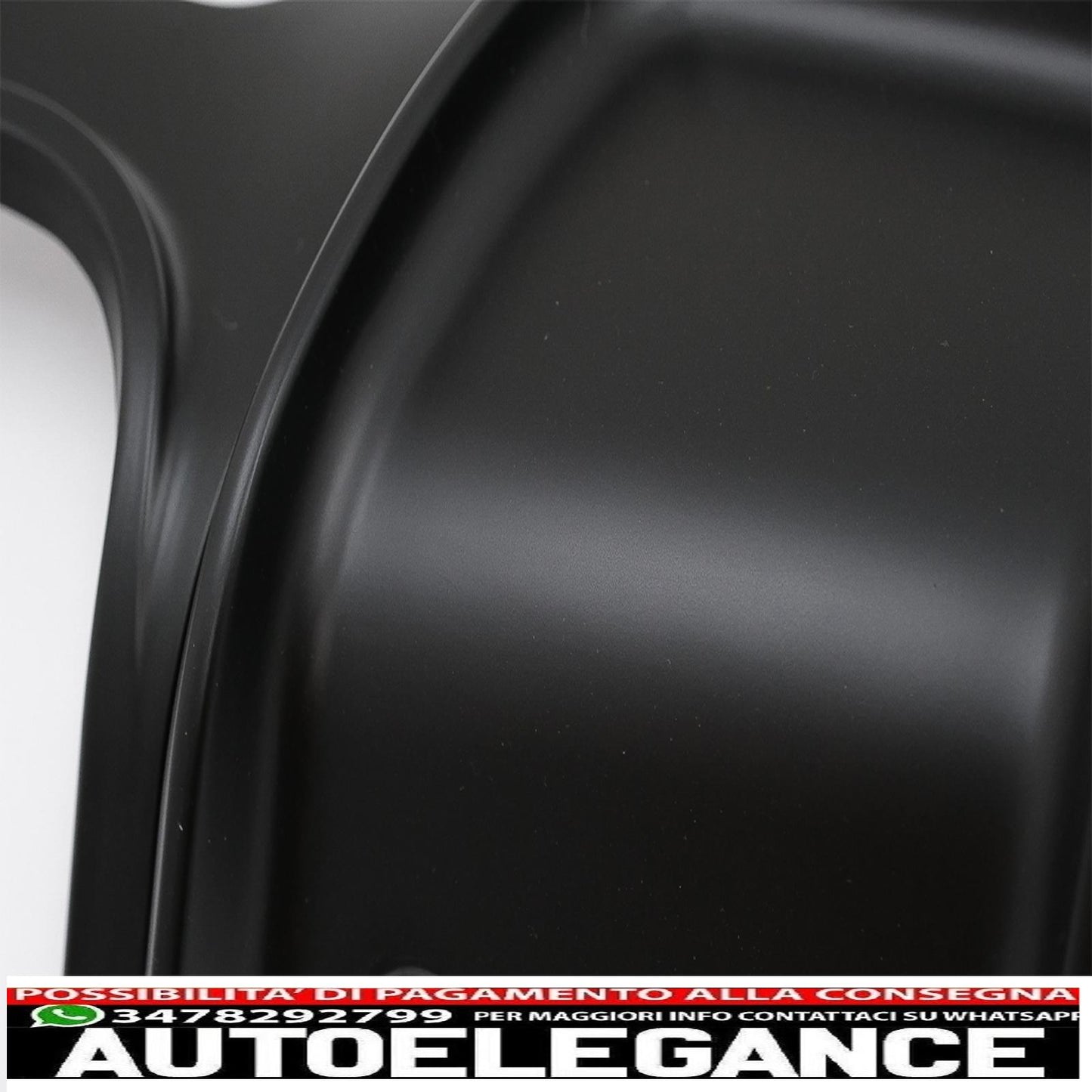 diffusore paraurti posteriore adatto per bmw serie 4 f32 f33 f36 (2013-2019) coupe cabrio m design doppia doppia uscita