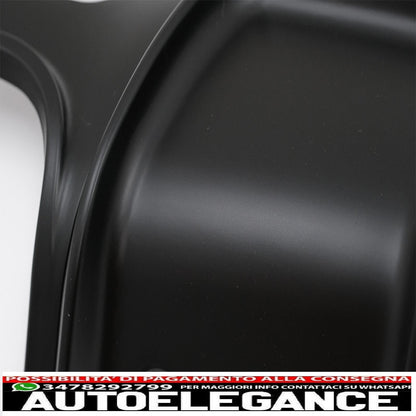 diffusore paraurti posteriore adatto per bmw serie 4 f32 f33 f36 (2013-2019) coupe cabrio m design doppia doppia uscita