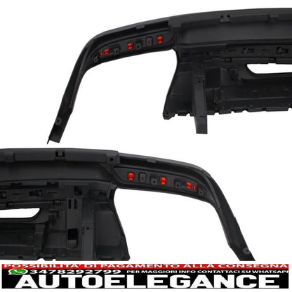 body kit suitable for mercedes s class w222 sport line package (2013-06.2017) s63 design with black exhaust tips