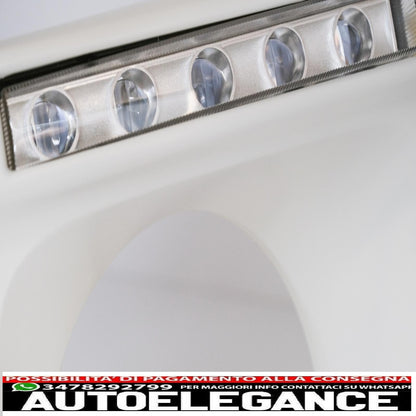 Copri fari con led drl luci di marcia diurna adatti per mercedes classe g w463 (1989-up) g65 design cromato AUTOELEGANCERICAMBI